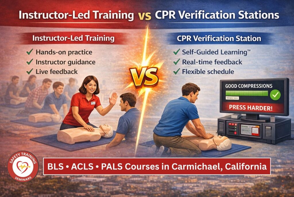 BLS • ACLS • PALS Courses in Carmichael, California