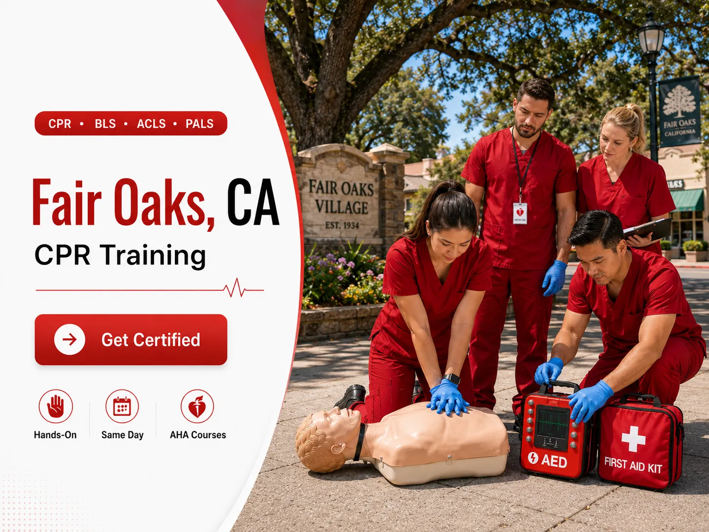 PALS simulation training for pediatric emergencies in Fair Oaks, CA